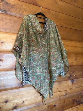 GURU 100% Silk Wrap Around Reverseable Tie Skirt